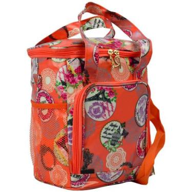 Imagem de Bolsa Feminina Necessaire Térmica Paris Laranja CBRN17102 - Commerce B
