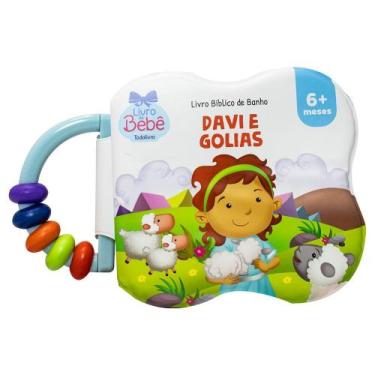 Imagem de Livro - Livro Bíblico de Banho: Davi e Golias