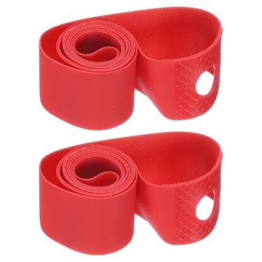 Imagem de HARFINGTON 2 tiras de aro de bicicleta 30,5 cm x 20 mm PVC forro de pneu de bicicleta fita de aro de roda de bicicleta fita de tubo interno protetor de almofada de proteção anti-arranhões para Road
