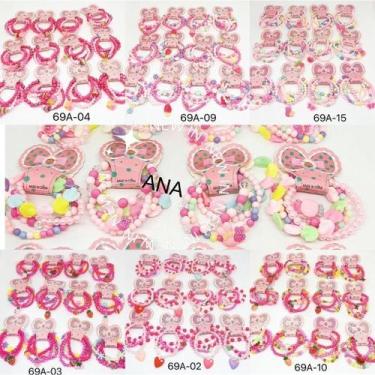 Imagem de Kit 24 pulseiras lindas infantis de miçanga-youyi - oem, Kit 24 pulsei