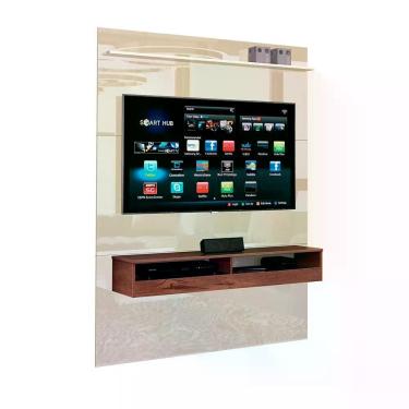 Imagem de Painel para Tv até 50 Polegadas Off White e Naturale 120cm