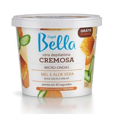 Imagem de Cera Depilatória Depil Bella Mel e Aloe Vera 100g