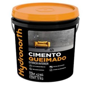 Imagem de Textura Cimento Queimado Cinza Cronos Fosco - 5KG Plastico - Hydronort