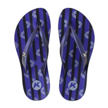 Imagem de Chinelo Kenner Ibiza Lola Feminino - Marinho e Preto - 38
