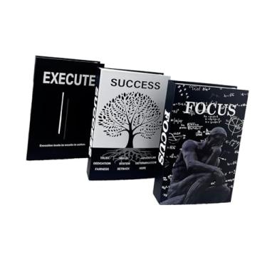 Imagem de IEUDNS 3x Livros falsos DIY Decoração de casa Moderno Minimalista Papelão Rígido Livro Decoração Livros decorativos para mesas de centro Prateleiras