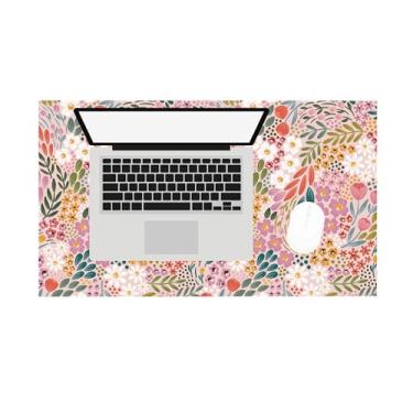 Imagem de Elyse Breanne Design, Tapete de mesa para computador, teclado, mouse, protetor de mesa, suporte de borracha antiderrapante, 35,5 x 61 cm, pequeno, Summer Meadows
