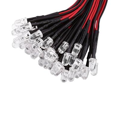 Imagem de 50pcs pré -conectados DC12V Diodos LED Difusos Multi Cores Leves 3/5/10mm para Hobby Carco de Carro Brinquedos (Piscando lento (#12))