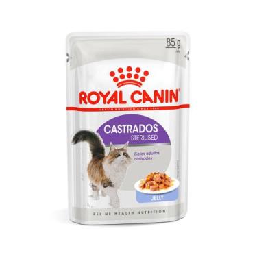 Imagem de Ração Úmida Royal Canin Castrados Jelly Gatos Adultos 85g