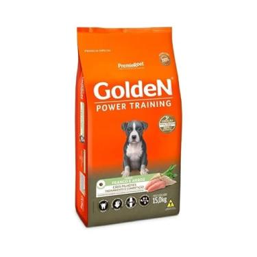 Imagem de Ração Golden Power Training Filhote para Cães Sabor Frango e Arroz 15kg