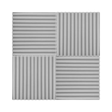 Imagem de WALFRONT 12pcs Painéis de Espuma Acústica do Estúdio Espumas Acústicas Painéis de Absorção de Som Com 11 Slots para Pequenos e Médios Salas Em Casa Studios (24pcs)