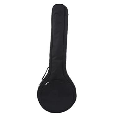 Imagem de IRIN Banjo Gig Bag para banjo de 5 cordas - Tecido Oxford protetor grande com alça de ombro acolchoada