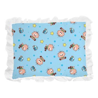 Imagem de Travesseiro bebe turma da monica incomfral, AZUL