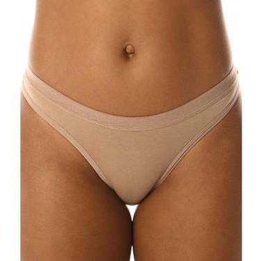 Imagem de Calcinha Biquíni Cotton Demillus 53053 Algodão Cavada, EG, Bege rosado