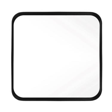 Imagem de Espelho Decorativo Urban 50X50Cm Quadrado Cantos Preto