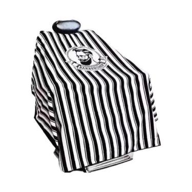 Imagem de Babadores De Cabeleireiro Antiaderentes Com Listras Retrô, Avental Con