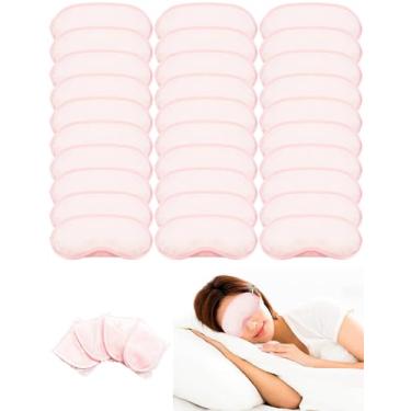 Imagem de Máscara de Olhos Máscaras de Dormir Máscara de Dormir Cobertura de Olhos Cobertura de Olhos Team Building Jogos Festa com Almofada de Nariz e Alça Ajustável para Mulheres Homens Crianças 4 Camadas