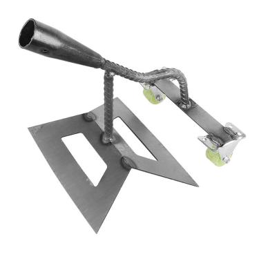 Imagem de Gralara Enxada oca de jardim, enxada de aço com ponta afiada para afrouxamento, ferramenta de capina fácil para jardinagem, cultivo, aração e plantio