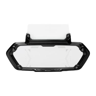 Imagem de Amagogo Capa de substituição para painel de motocicleta para X- 300 Guard Anti-riscos Painel de instrumentos Protetor de tela Estrutura de metal, Preto