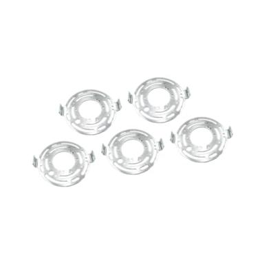 Imagem de Generic 5x Suporte de montagem de luminária, placa transversal de aço, leve, fácil de instalar, redondo para iluminação próxima ao teto, 115 Milímetros