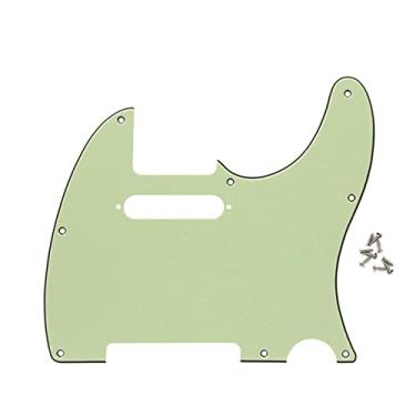 Imagem de Shengsui 8 Hole Tele Pickguard Pick Guard Placa de arranhão para Telecaster EUA/Guarda-lama mexicano verde menta