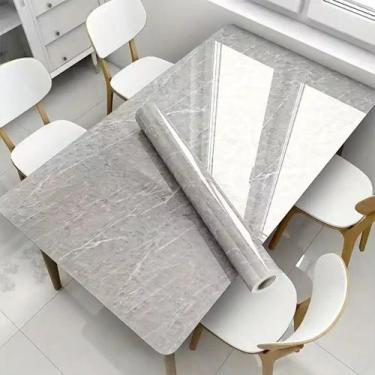 Imagem de Papel Contact Adesivo Para Moveis Revestimento Marmore 5m - Triboshop