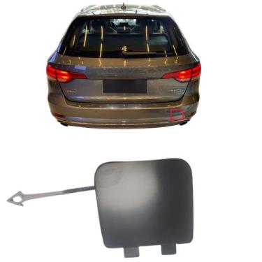 Imagem de Tampa do Reboque Traseiro Aud A4 Avant B9 2016 2017 2018 2019 Tampinha