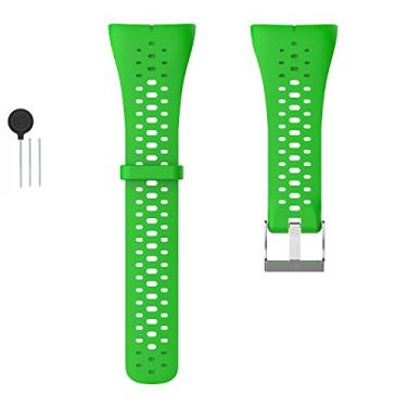 Imagem de Gheper Pulseira de relógio de substituição compatível com Polar M430/M400 GPS Smart Sports Watch Pulseira de silicone macio