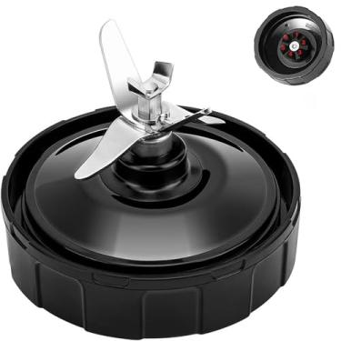 Imagem de Lâmina macho de 6 quilhas compatível com liquidificador Ninja BL480W-70 BL450-70 BL451-70 BL454-70 BL455-70 BL481-70, adequado para copos de 510 g, 680 g e 946 ml (6 aletas, macho)
