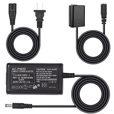 Imagem de Camulti Adaptador De Fonte Alimentação Ca Ac-Pw20 Para Câmera Filmadora Sony, Kit Bateria Fictícia Np-Fw50 Alpha A5100 A6000 A6100 A6300 A6400 A6500 Zv-E10 A7 A7R A7S A7Ii A7Rii A7Sii Rx10 Ii Iii Iv