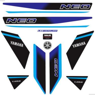 Imagem de Adesivos Para Moto Yamaha Neo 125 UBS 2023/2024 + Emblema - SPORTINOX,