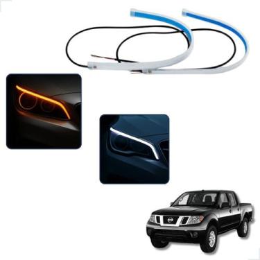 Imagem de Kit Fitas Led DRL Farol + Seta 12v 60cm Frontier 1993 1994 1995 1996 1
