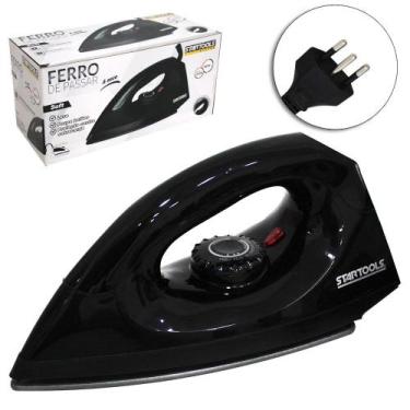 Imagem de Ferro de Passar A Seco Soft 127V - Preta - STARTOOLS, 110V