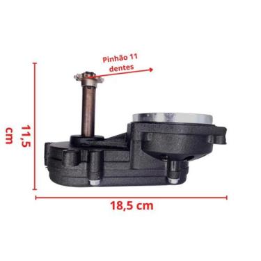 Imagem de Caixa de transmissão eixo longo mini moto mxf 49cc ferinha
