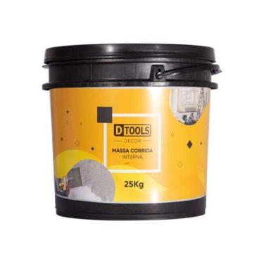 Imagem de Massa Corrida PVA 25KG - Nivela Superfícies Reboco e Concreto - DTOOLS
