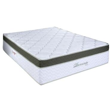 Imagem de Colchão Casal Molas Ensacadas Diamante Extra White (138x188x36) - Paropas