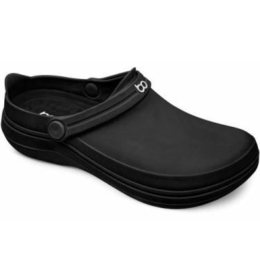 Imagem de Sapato Tênis Babuche Profissional Boa Onda Palmilha Confort, Preto, 33