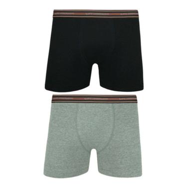 Imagem de Kit com 2 Cuecas Adulto Boxer Algodão Lupo