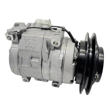 Imagem de Compressor de ar condicionado automotivo compressor AC serve para Toyota Hino Dyna 4500 4.6L peças automotivas, com embreagem A/C, substitui 88320-37070 8832037070 447220-3514 4472203514