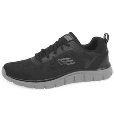 Imagem de Skechers Tênis masculino Track Broader Oxford, Preto/Carvão, 14