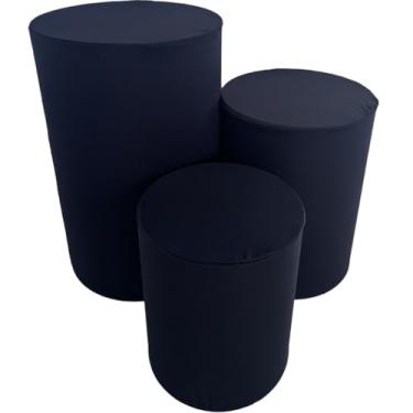 Imagem de Capa de Cilindro Para Decoração Festa Veste Fácil - Kit Capa Para Cilindro multicolorido(AZUL MARINHO)