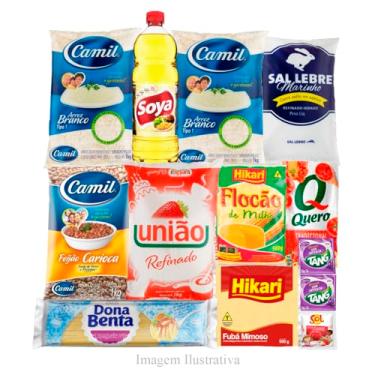 Imagem de Cesta Básica Doação - Completa Produtos Premium