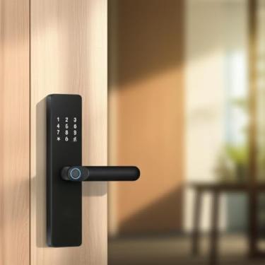 Imagem de Fechadura Inteligente para Portas com Impressão Digital