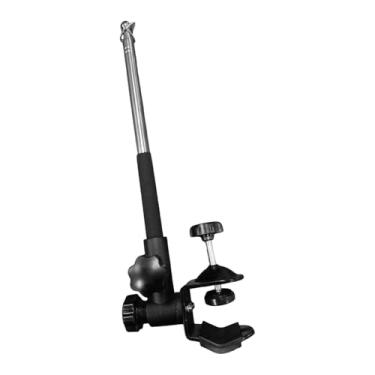 Imagem de Bothyi Kit de montagem de mastro telescópico de 1,2 metros para barco, serve em trilhos de 0,6-1,75" Acessório versátil para wakeboard, tubing, rotação, U Clamp