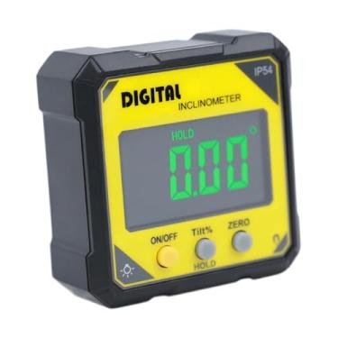 Imagem de Generic Medidor de ângulo digital, localizador de ângulo, resistente, à prova d'água, inclinômetro digital, para construção de serras de mesa de