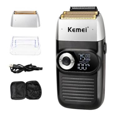 Imagem de Kit Profissional Kemei Corte Fácil Portátil Elétrico - RELET