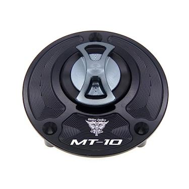 Imagem de Riderjacky Tampa do tanque de combustível de motocicleta sem chave para Yamaha MT10 MT 10 MT-10 2016-2018 2017 2019 2020