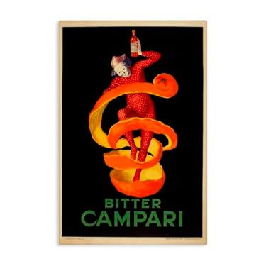 Imagem de Stupell Industries Design de arte de parede em tela de anúncio Bitter Campari por Marcus Jules, 61 x 40 cm