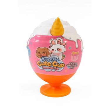 Imagem de Surpresa Cute Cup Brinquedo Infantil com Acessórios Ovo Surpresa em Formato de Sorvete