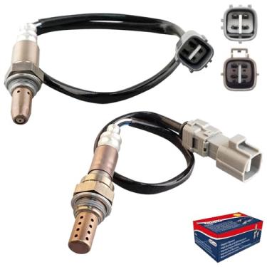 Imagem de DrCax 2 peças 234-9049 234-4149 Sensor de oxigênio O2 Upstream downstream Conjunto de proporção de combustível de ar aquecido compatível com Scion tC 2005-2010 2.4L L4 Substitui 8946706030 8946521070