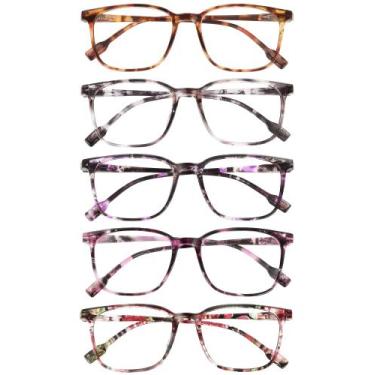 Imagem de Óculos de leitura JOLISU Ultra-Light Slim Frames, pacote com 5 unidade